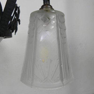 Art Deco Hanging Lamp from Muller Frères, 1930s-TL-2034804