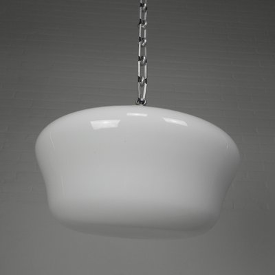 Art Deco Hanging Lamp on Aluminum Chain, 1930s-TL-1773685