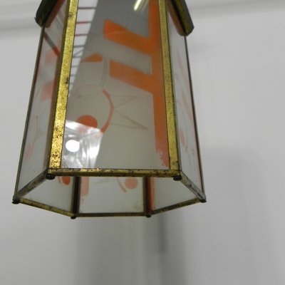 Art Deco Hanging Lamp with 6 Glass Plates-TL-1142552