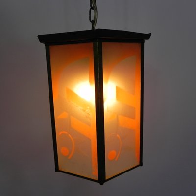 Art Deco Hanging Lamp with 6 Glass Plates-TL-1142552