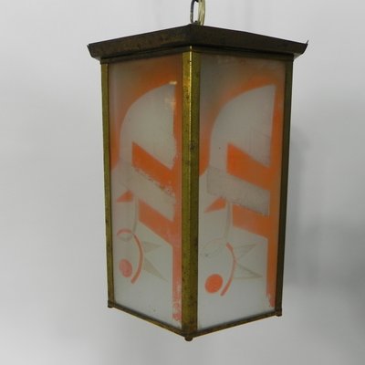 Art Deco Hanging Lamp with 6 Glass Plates-TL-1142552