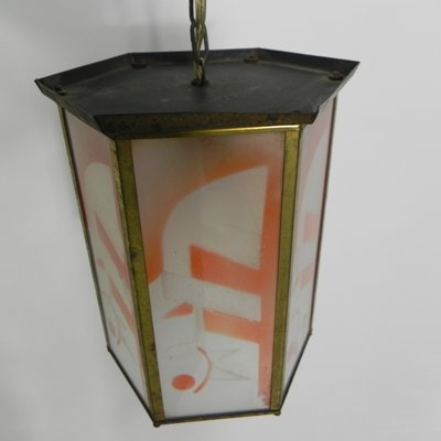 Art Deco Hanging Lamp with 6 Glass Plates-TL-1142552