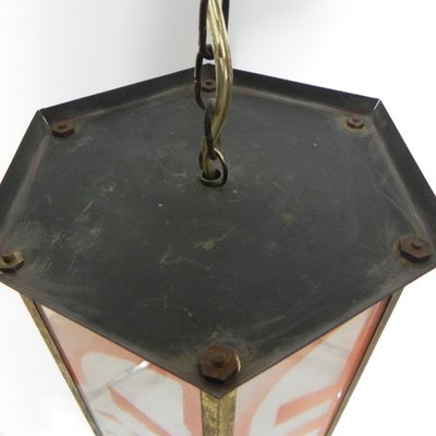 Art Deco Hanging Lamp with 6 Glass Plates-TL-1142552