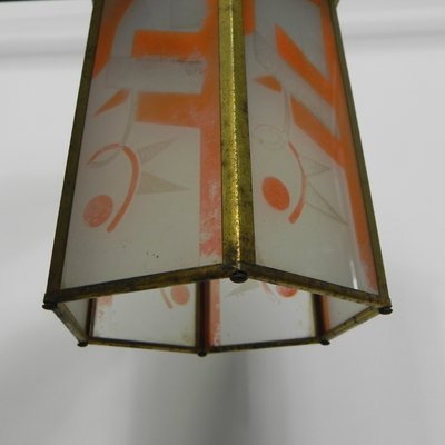 Art Deco Hanging Lamp with 6 Glass Plates-TL-1142552