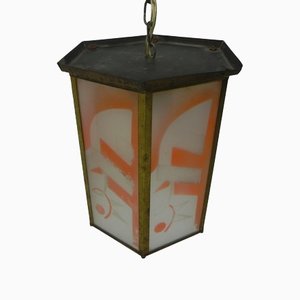 Art Deco Hanging Lamp with 6 Glass Plates-TL-1142552