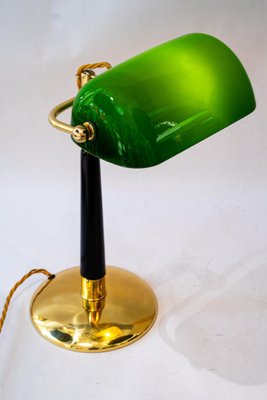 Art Deco Hight Adjustable Banker Lamp, Vienna, 1920s-SPD-2016111