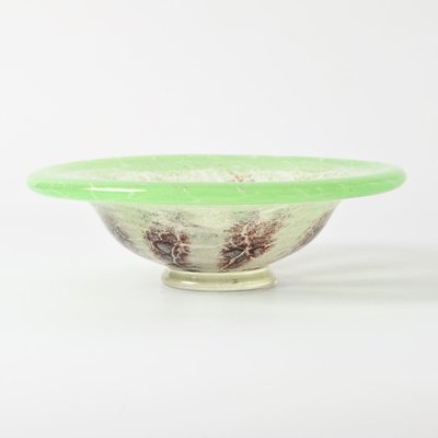 Art Deco Ikora Glass Bowl by Karl Weidmann for WMF, 1930s-IXK-2034030