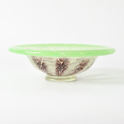 Art Deco Ikora Glass Bowl by Karl Weidmann for WMF, 1930s-IXK-2034030