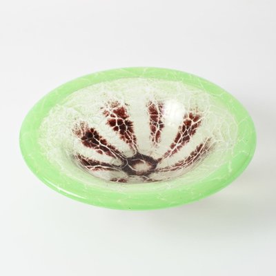 Art Deco Ikora Glass Bowl by Karl Weidmann for WMF, 1930s-IXK-2034030