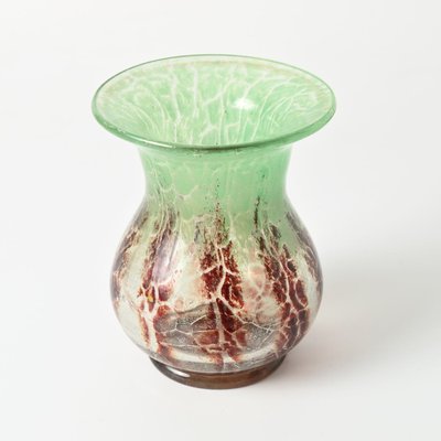 Art Deco Ikora Glass Vase by Karl Weidmann for WMF, 1930s-IXK-2034031