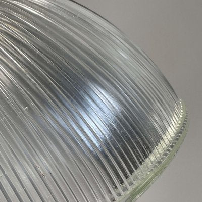 Art Deco Industrial Glass Pendant Lamp from Holophane, France, 1930s-OE-1812204