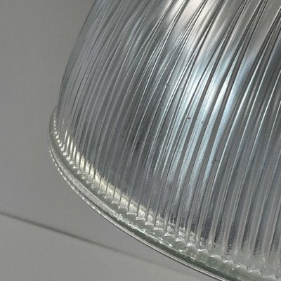 Art Deco Industrial Glass Pendant Lamp from Holophane, France, 1930s-OE-1812204