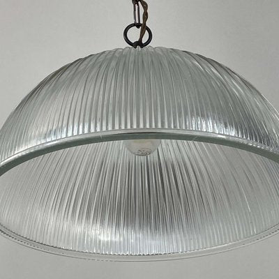 Art Deco Industrial Glass Pendant Lamp from Holophane, France, 1930s-OE-1812204