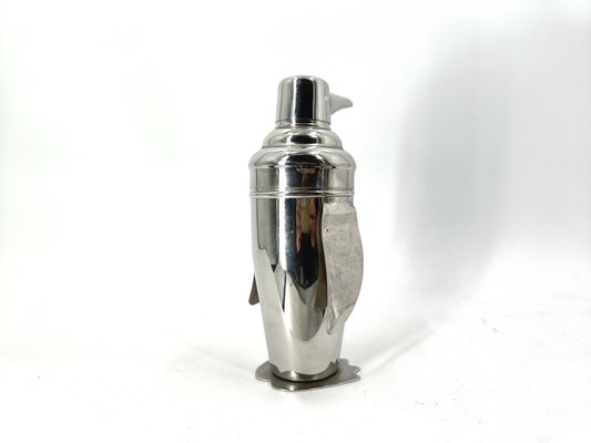 Art Deco Inspired Penguin Shaped Coktail Shaker, 1970s-IRH-2040414