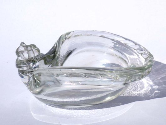 Art Deco Iridescent Glass Ashtray Smoke Set by Ercole Barovier, 1930s, Set of 4-KGD-2020719