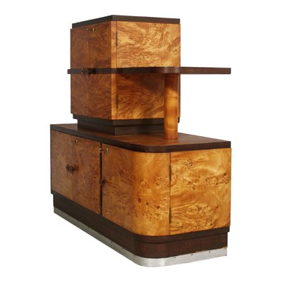 Art Deco Italian Burl Elm Sideboard by Osvaldo Borsani for Atelier di Varedo, 1930s-NJV-730736