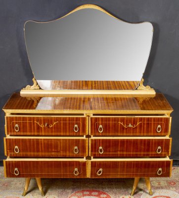 Art Deco Italian Commode in the style of Osvaldo Borsani, 1940s-MBH-1031631