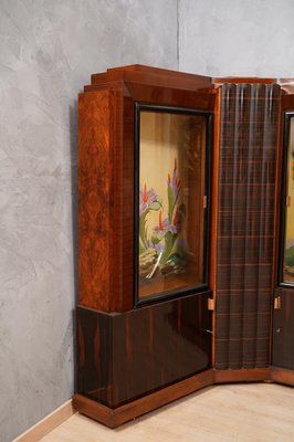 Art Deco Italian Corner Cupboards from Marcello Piacentini, 1940s-UH-1417410