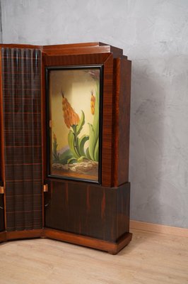 Art Deco Italian Corner Cupboards from Marcello Piacentini, 1940s-UH-1417410