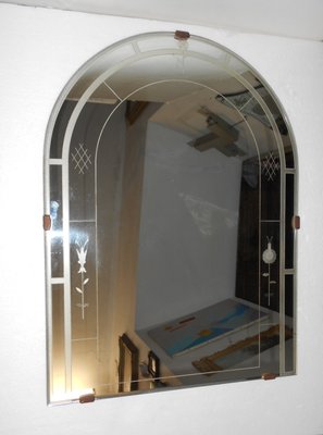 Art Deco Italian Mirror from Luigi Fontana, 1920s-EI-287228