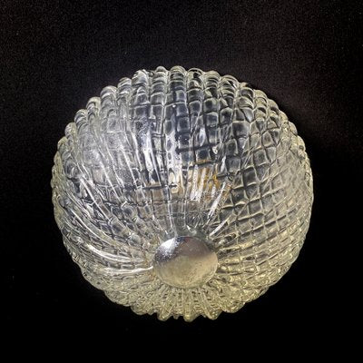 Art Deco Italian Murano Glass Flush Mount or Wall Light by Ercole Barovier, 1930s-HWV-1153946