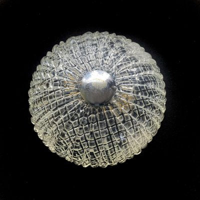 Art Deco Italian Murano Glass Flush Mount or Wall Light by Ercole Barovier, 1930s-HWV-1153946