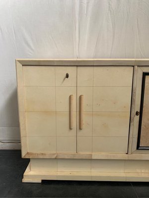 Art Deco Italian Parchment Sideboard, 1930s-IJR-667195