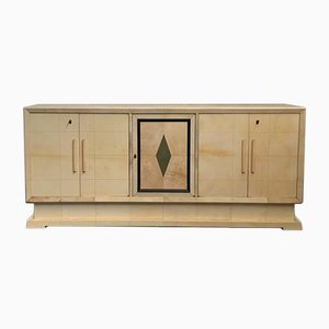 Art Deco Italian Parchment Sideboard, 1930s-IJR-667195