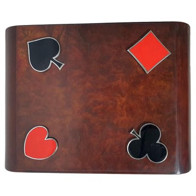 Art Deco Italian Playing Card Box, 1930s-FO-1752014