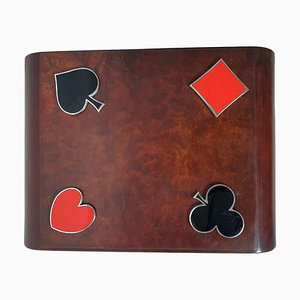 Art Deco Italian Playing Card Box, 1930s-FO-1752014