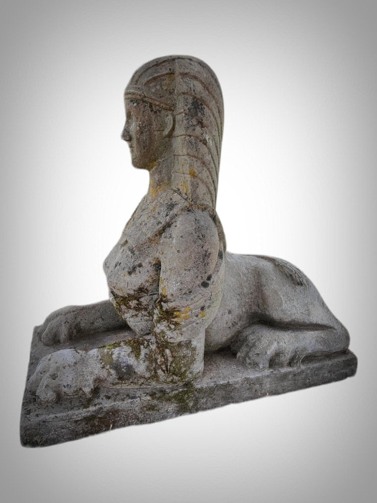 Art Deco Italian Sphinxes, 1920, Set of 2