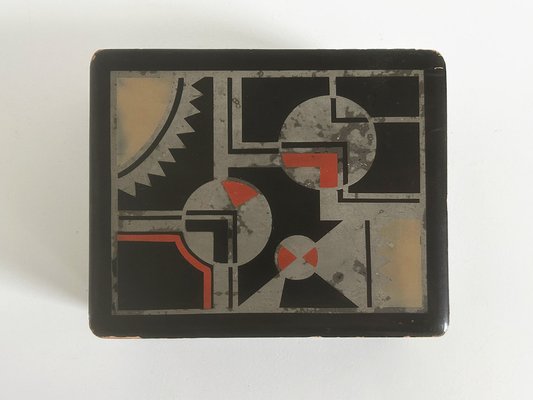 Art Deco Japanese Lacquer Box, 1930-RPY-1800371