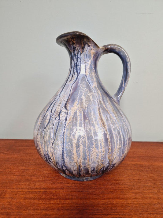 Art Deco Jug in Flaming Salty Sandstone by Roger Guérin Bouffioulx