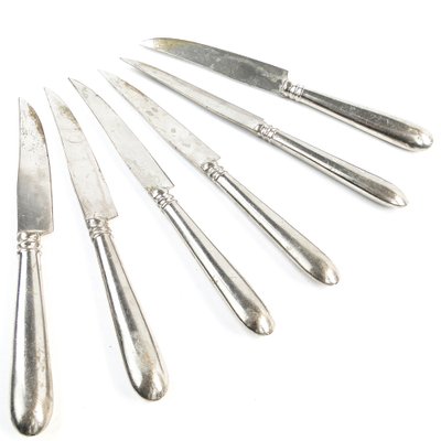 Art Deco Knives, Germany, 1930s, Set of 6-BKO-1800610