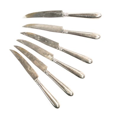 Art Deco Knives, Germany, 1930s, Set of 6-BKO-1800610