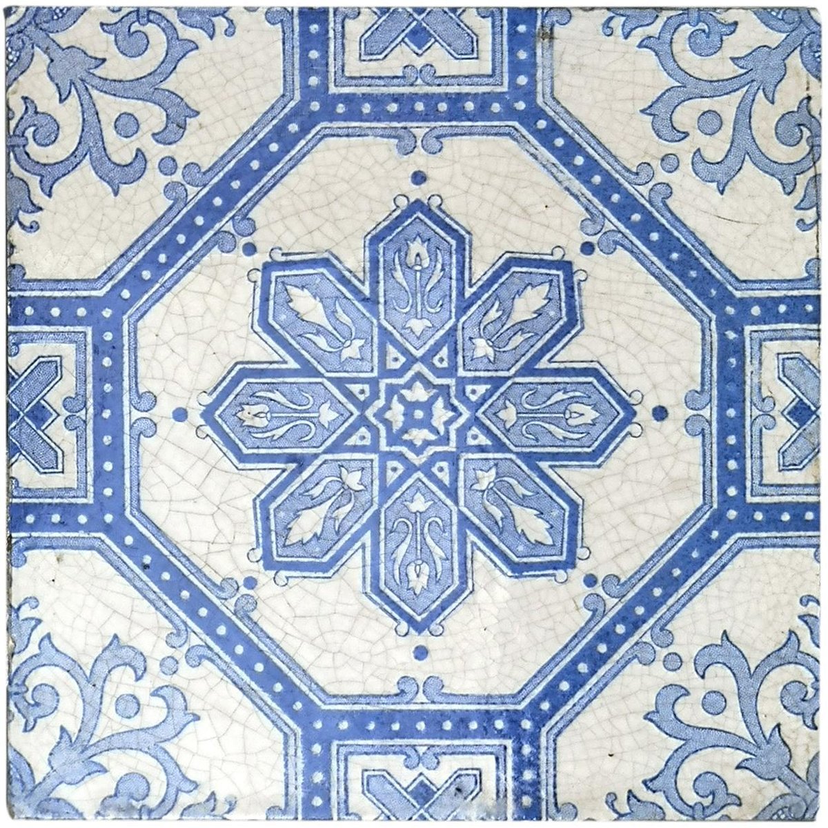 Art Deco La Louvière Tile by Boch Freres, 1920s