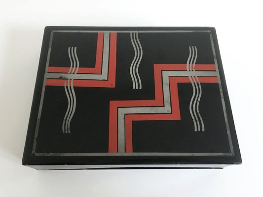 Art Deco Lacquer Box, 1930-RPY-1794257