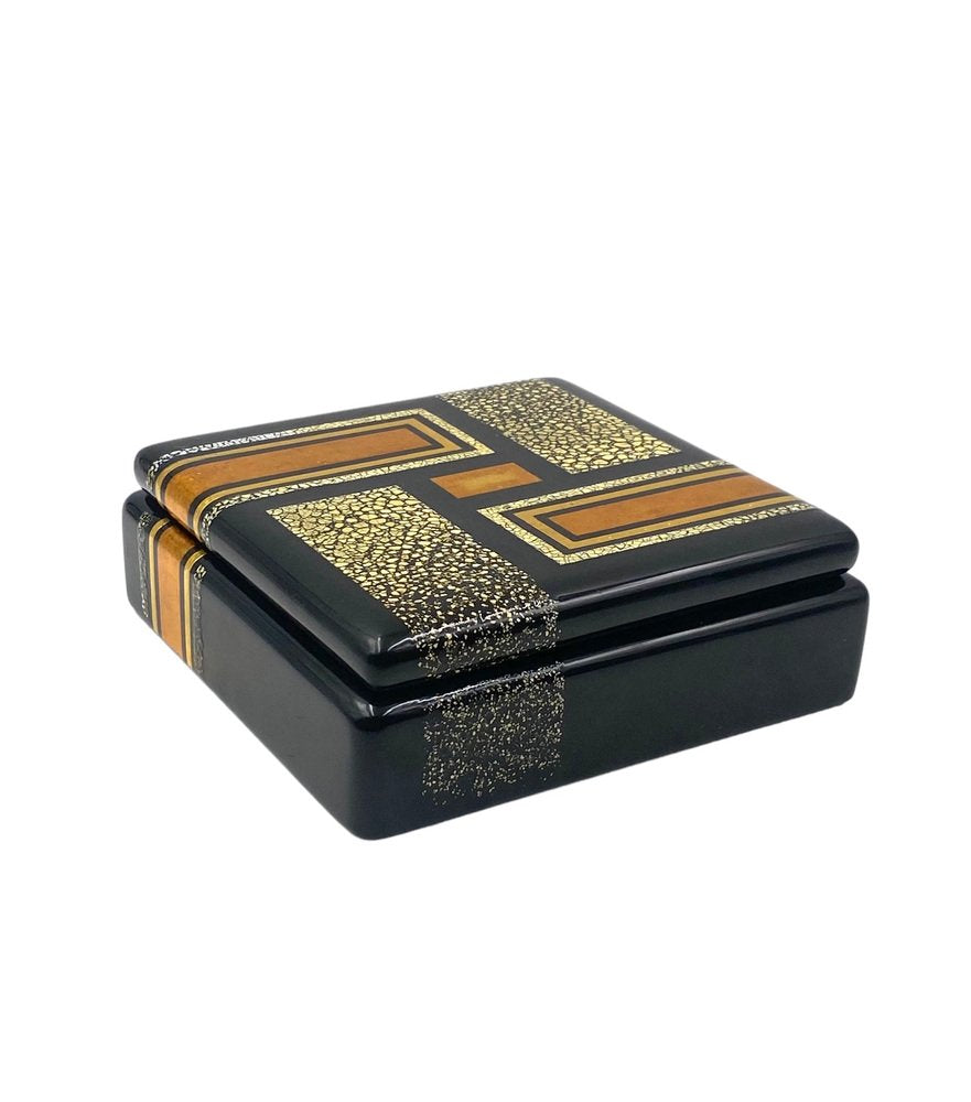 Art Deco Lacquer Box in the style of Jean Dunand, 1940