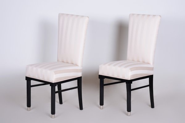 Art Deco Lacquer Dining Chairs, France, 1920s, Set of 2-WHY-1768407