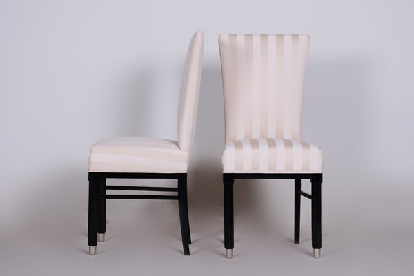 Art Deco Lacquer Dining Chairs, France, 1920s, Set of 2-WHY-1768407