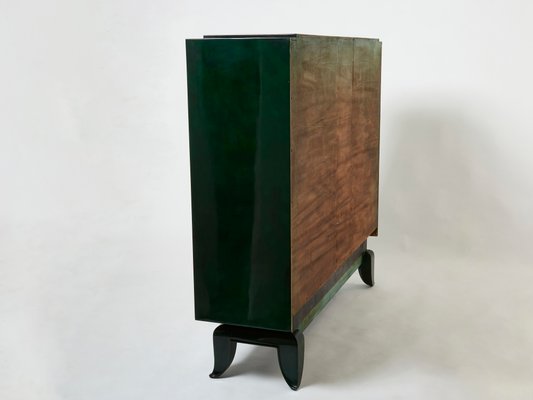 Art Deco Lacquered Cabinet by René Drouet and Pierre Adrien, 1938-YJA-1383447