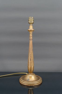 Art Deco Lamp in Gilded Wood, 1920-XNH-1804545