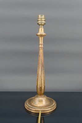 Art Deco Lamp in Gilded Wood, 1920-XNH-1804545