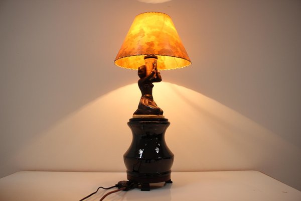 Art Deco Lamp with Loudspeaker from Stilton, Czechoslovakia, 1930s-TZ-1166616