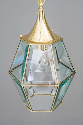 Art Deco Lantern with Original Cut Glasses, 1920s-SPD-1131549