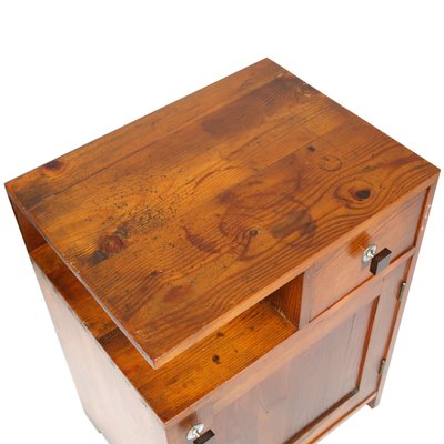 Art Deco Larch Tyrolean Nightstand, 1920s-NJV-868364