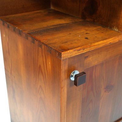 Art Deco Larch Tyrolean Nightstand, 1920s-NJV-868364