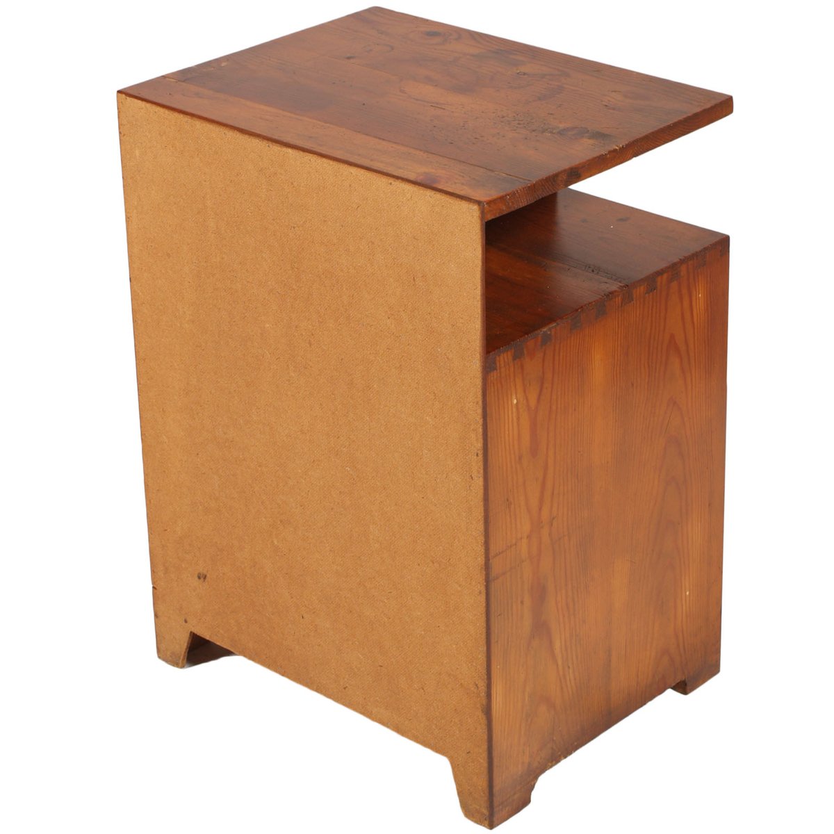 Art Deco Larch Tyrolean Nightstand, 1920s