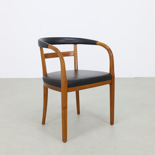 Art Deco Leather Armchair by Wk Möbel, 1990s