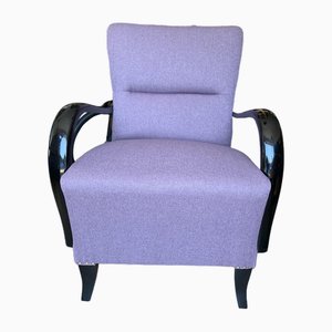 Art Deco Lilac Armchair, 1920s-OXJ-1757817